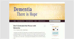 Desktop Screenshot of dementiathereishope.com